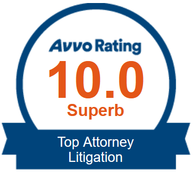 Avvo Badge: Top Attorney Litigation